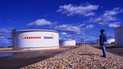 Cisterner tillhörande energibolaget Suncor som har huvudkontor i provinsen Alberta i Kanada.