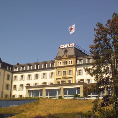 Internationella Röda korsets högkvarter i Genève.