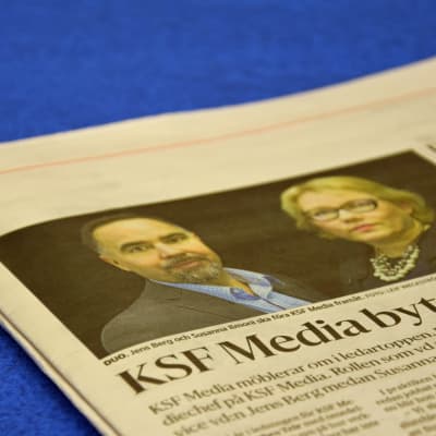 Huvudstadsbladets nyhet m ledarbyte på KSF Media.