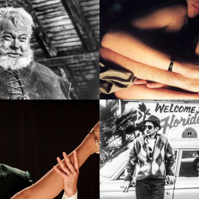 Kollaasi Teeman elokuvista keväällä 2018: Falstaff, Veronikan kaksoiselämä, Muukalaisten paratiisi, Viimeinen tango