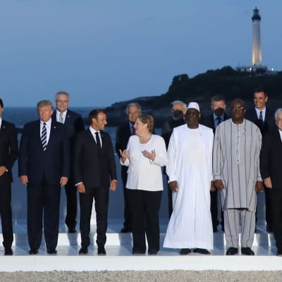 Gruppbild på G7 mötet