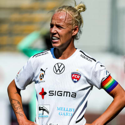 Caroline Seger under match i FC Rosengård.
