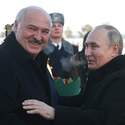  Alexander Lukasjenko och Vladimir Putin  