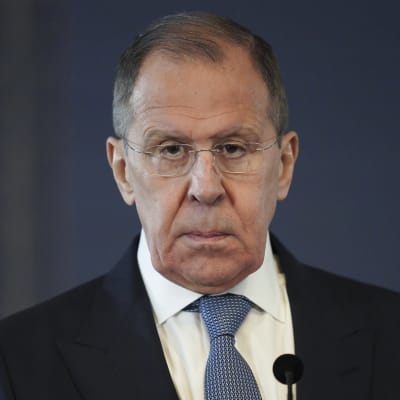 Venäjän ulkoministeri Sergei Lavrov, Säätytalolla Helsingissä.