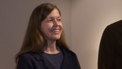 Susanne Hägglund på Åbo Akademis Experience lab i Vasa.