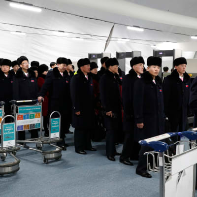Pohjois-Korean delegaatio saapui torstaina Etelä-Koreaan.