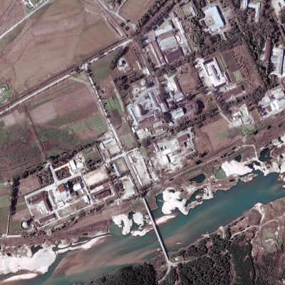 Nordkoreas främsta kärnanläggning i Yongbyon 