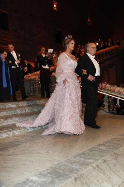 Prinsessan Madeleine på Nobelfesten 2016.