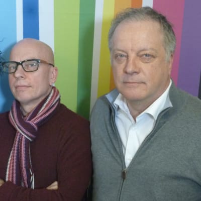 Jorma Hietamäki, Marko Gustafsson ja Matti Rönkä Levylautakunnassa