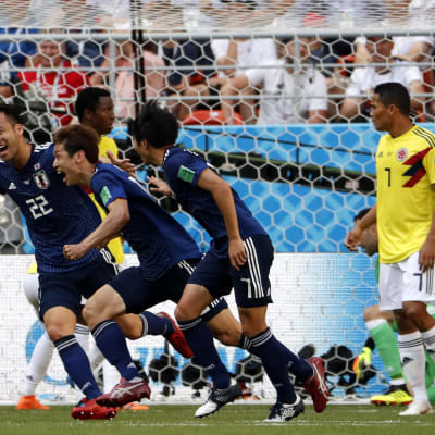 Japani yllätti jännitysnäytelmässä Kolumbian