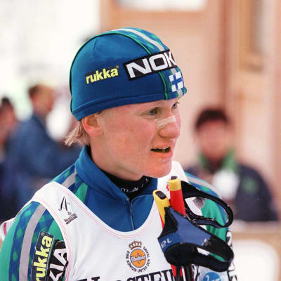 Samppa Lajunen kuvattuna vuonna 1997. Tuolloin hän saavutti ensimmäisen kahdeksasta MM-mitalistaan.