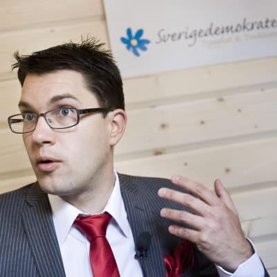 Sverigedemokraternas ordförande Jimmie Åkesson