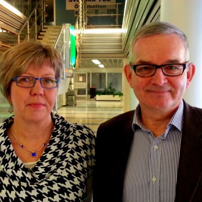 Aija Ström och Thomas Öhman