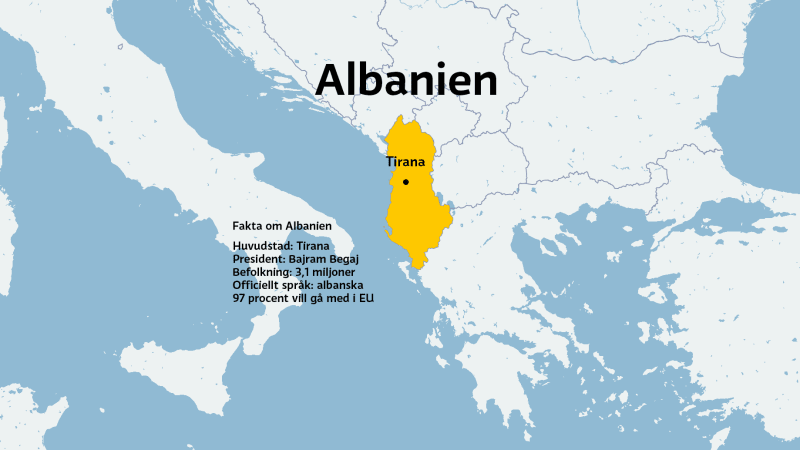 Starkt stöd för EU bland länder som inte är medlemmar – i Albanien är 97  procent för ett medlemskap – Politik – 