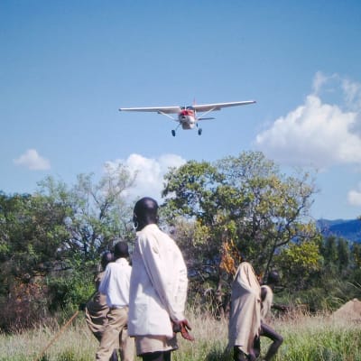 Pienlentokone laskeutuu Etiopiassa
