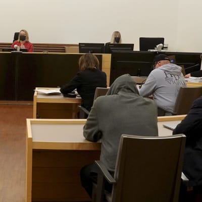 Rättegång pågår i Södra Österbottens tingsrätt den 10 november 2020.