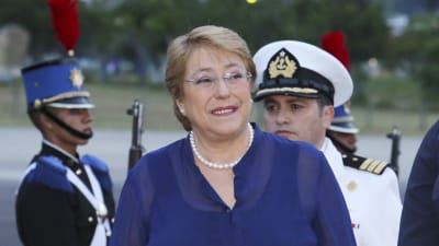 Chiles president Michelle Bachelet