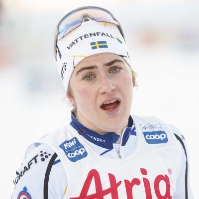 Ebba Andersson pustar.