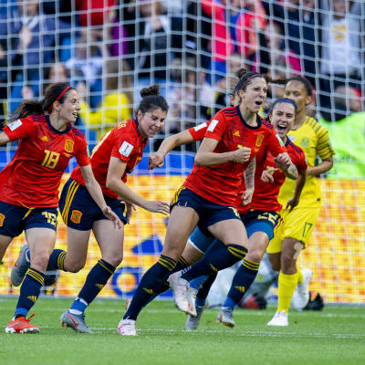 Espanjan joukkue naisten MM-kisoissa 2019.
