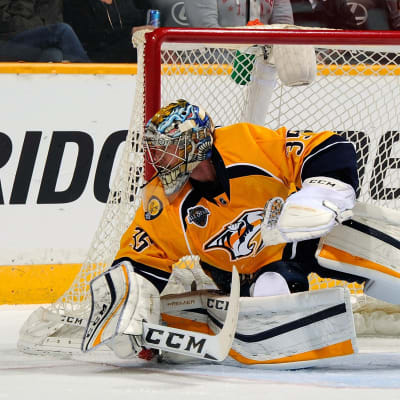 Nashvilles Pekka Rinne släppte bara in ett mål i tisdagens NHL-omgång.
