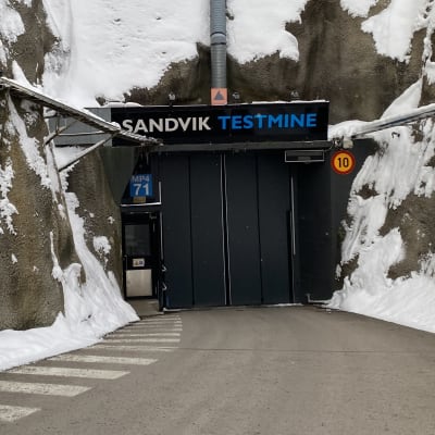 Sandvikin testikaivos Tampereella.
