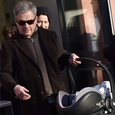 President Sauli Niinistö och Jenni Haukio. 