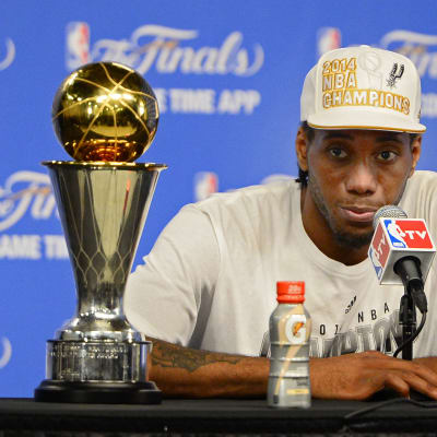 Kawhi Leonard bäst i finalserien i NBA 2014.