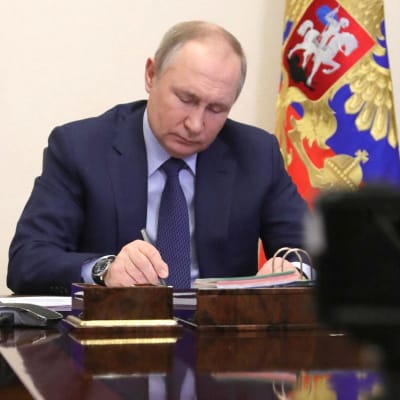 Vladimir Putin höll ett möte med kulturpristagare 
