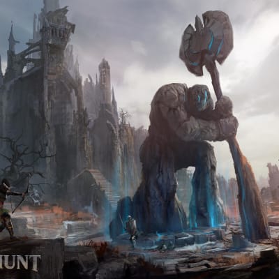 Kingshunt pelin kuva:linna ja jättiläinen 
