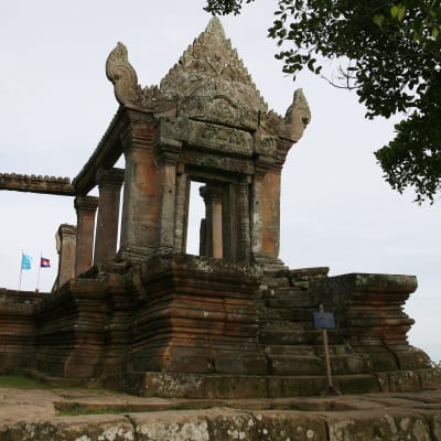Preah Vihear vid gränsen mellan Thailand och Kambodja