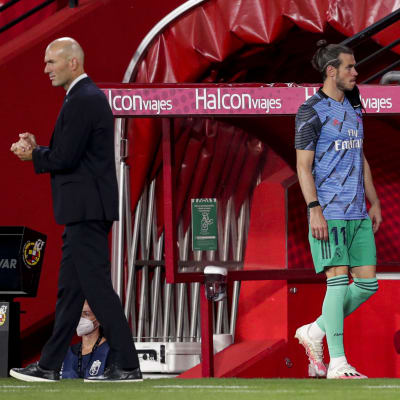 Gareth Bale ja Zinedine Zidane.
