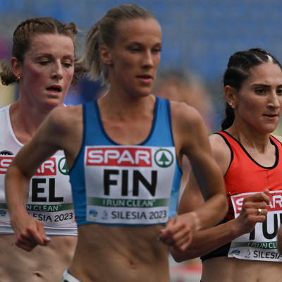 Camilla Richardsson springer 5000 meter på lag-EM.