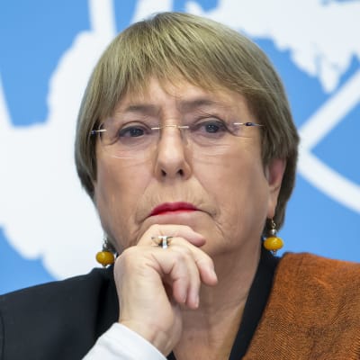 YK:n ihmisoikeuskomissaari Michelle Bachelet.