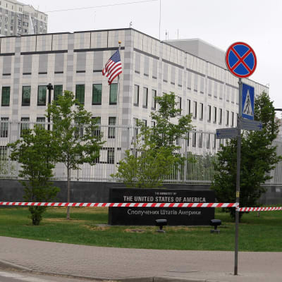 USA:s ambassad i Kiev, Ukraina.