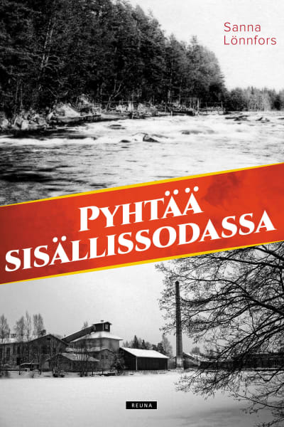Pärm till bok om finska inbördeskriget. 