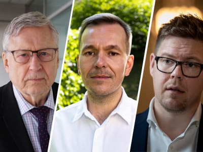 Pertti Salolainen, Antti Siika-Aho och Antti Lindtman.
