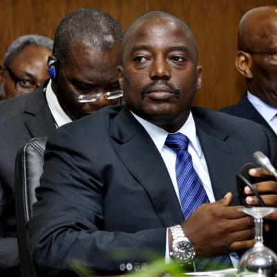 Arkivbild på Joseph Kabila.