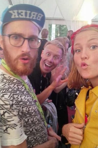 Petter Sandelin, Nicke Aldén och Märta Westerlund.