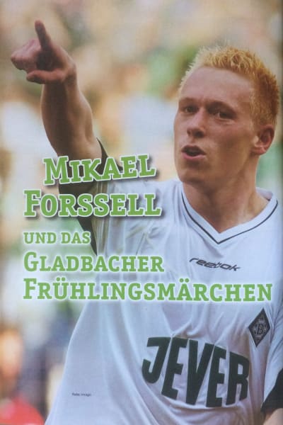 Mikael Forssell-porträtt i Borussia Mönchengladbachs medlemstidning Fohlenecho