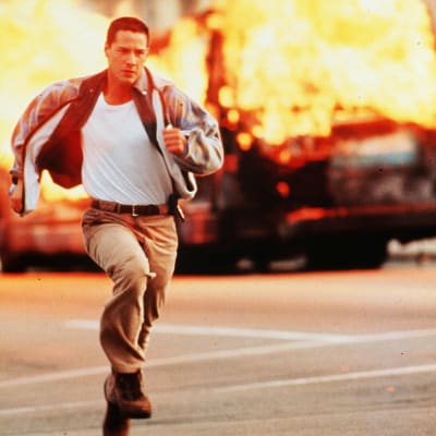Keanu Reeves i filmen Speed 1994. 