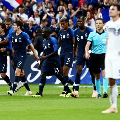Antoine Griezmann oli Ranskan sankari Saksa-pelissä.