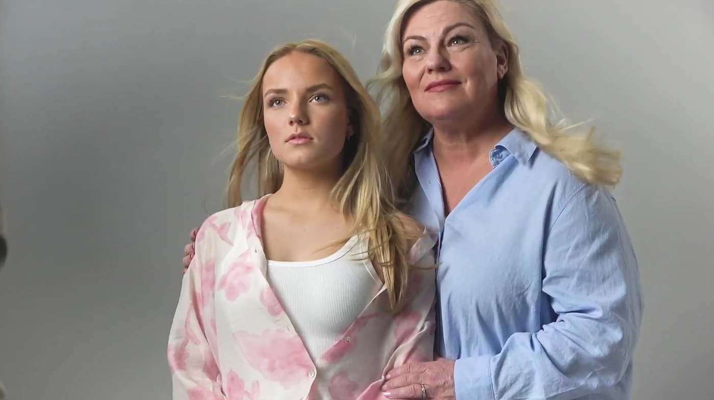 Fanny Seppälä ja hänen äitinsä Sanna Saarijärvi.