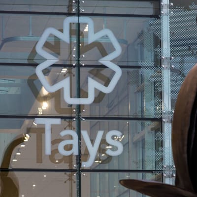 TAYSin sairaalarakennus Tampereella joulukuussa 2020.