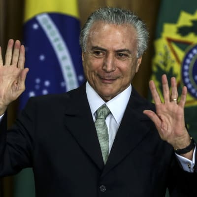 Brasiliens ställföreträdande president Michel Temer.
