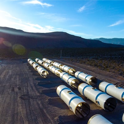 Hyperloop-test i Nevada.