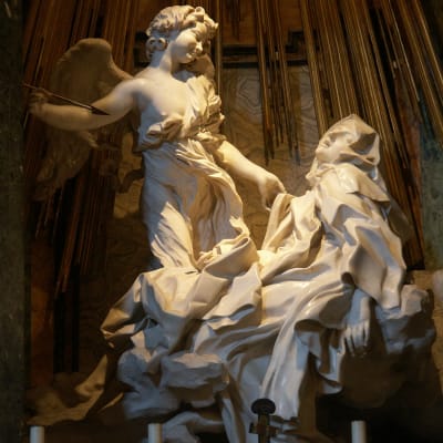 Den heliga Teresas extas, skulptur av Bernini.