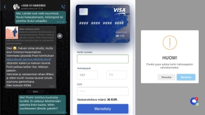 Kuvankaappauksia verkkohuijarilta