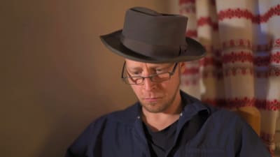 Torbjörn Anderssén i hatt 