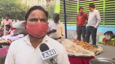 Indier som lider av luftföroreningar