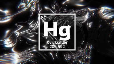 Kvicksilver har atomnummer 80 och kemiskt tecken Hg.